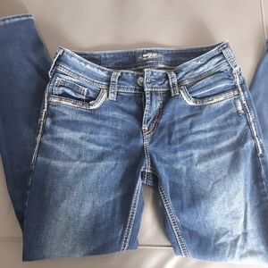 Silver jeans